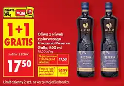 Biedronka Oliwa z oliwek z pierwszego tłoczenia Reserva Gallo oferta