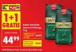 Biedronka Kawa ziarnista Jacobs Krönung oferta