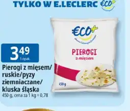 E.Leclerc Pierogi z mięsem oferta