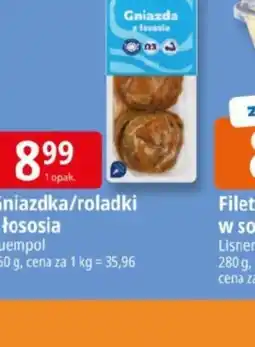E.Leclerc Gniazda z łososia oferta