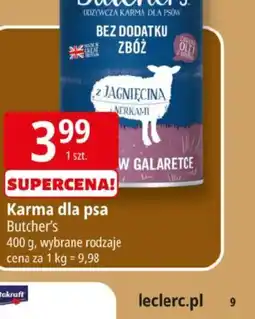 E.Leclerc Karma dla psa Butcher's oferta