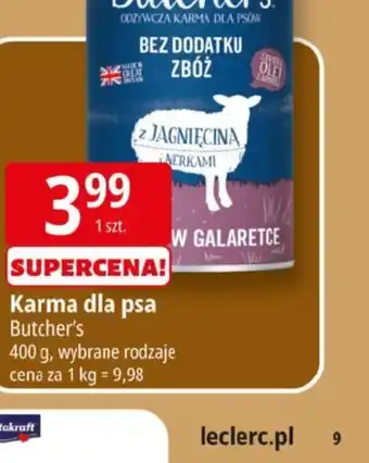 Karma dla psa Butcher's