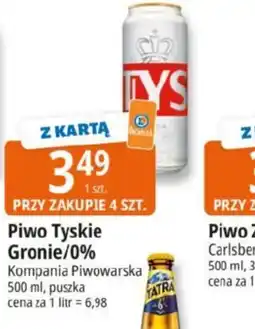 E.Leclerc Piwo Tyskie Gronie/0% oferta