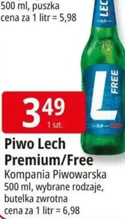E.Leclerc Piwo Lech Premium/Free oferta