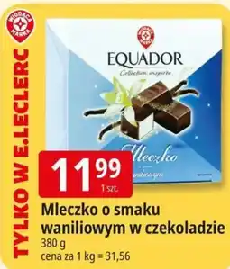 E.Leclerc Mleczko o smaku waniliowym w czekoladzie oferta