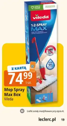 E.Leclerc Mop Spray Max Box Vileda oferta