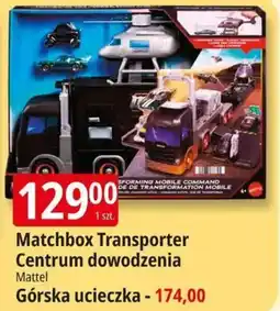 E.Leclerc Matchbox Transporter Centrum dowodzenia Mattel oferta