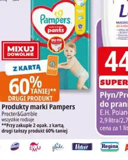 E.Leclerc Produkty marki Pampers oferta