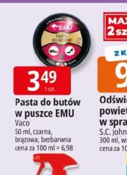 E.Leclerc Pasta do butów w puszce EMU Vaco oferta