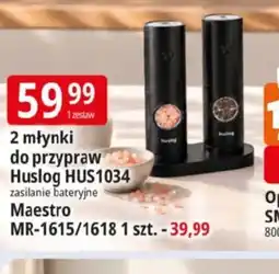 E.Leclerc 2 młynki do przypraw Huslog HUS1034 oferta