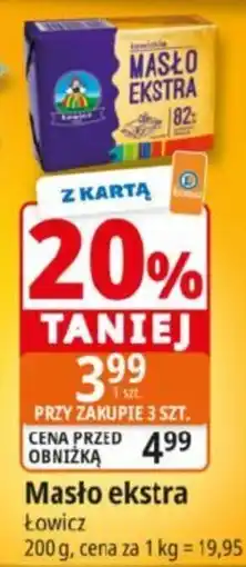E.Leclerc Masło ekstra Łowicz oferta