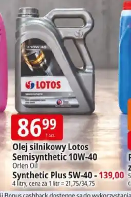 E.Leclerc Olej silnikowy Lotos Semisynthetic 10W-40 oferta