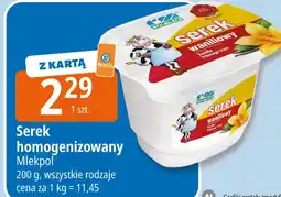 E.Leclerc Serek homogenizowany Mlekpol oferta