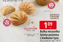 E.Leclerc Bułka muszelka żytnio-pszenna z kiełkami żyta oferta