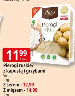 E.Leclerc Pierogi ruskie/ z kapustą i grzybami Virtu oferta