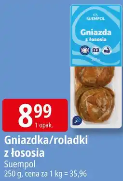 E.Leclerc Gniazdka/roladki z łososia Suempol oferta
