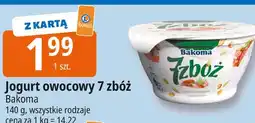 E.Leclerc Jogurt owocowy 7 zbóż Bakoma oferta