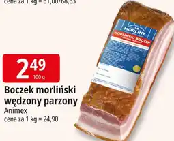 E.Leclerc Boczek morliński wędzony parzony Animex oferta