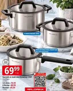 E.Leclerc Garnek ze stali nierdzewnej CHEF Florentyna oferta