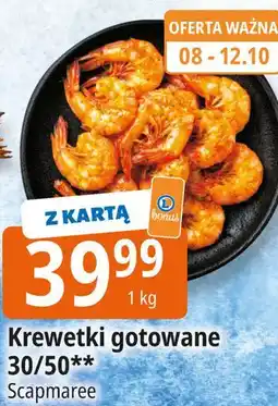 E.Leclerc Krewetki gotowane 30/50 Scapmaree oferta