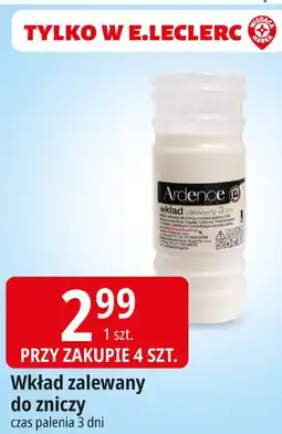 E.Leclerc Wkład zalewany do zniczy Ardence oferta