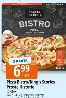 E.Leclerc Pizza Bistro/King's Stories Proste Historie Iglotex oferta