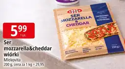 E.Leclerc Ser mozzarella & cheddar wiórki Mlekovita oferta