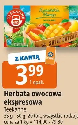 E.Leclerc Herbata owocowa ekspresowa Teekanne oferta