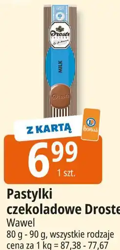 E.Leclerc Pastylki czekoladowe Droste Wawel oferta