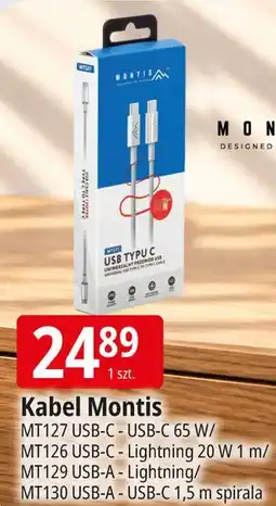 E.Leclerc Kabel Montis MT127 USB-C / MT126 / MT129 / MT130 oferta