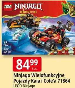 E.Leclerc LEGO Ninjago Wielofunkcyjne Pojazdy Kaia i Cole'a 71864 oferta