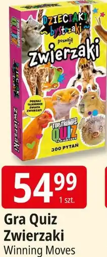 E.Leclerc Gra Quiz Zwierzaki Winning Moves oferta