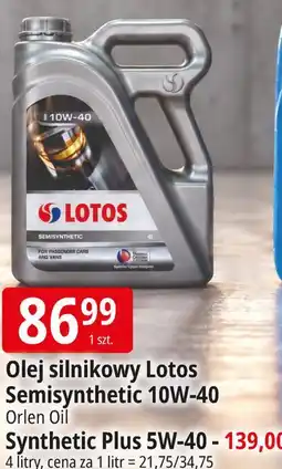 E.Leclerc Olej silnikowy Lotos Semisynthetic 10W-40 Orlen Oil oferta