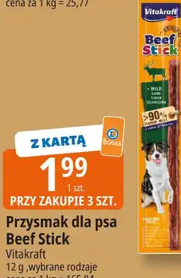 E.Leclerc Przysmak dla psa Beef Stick Vitakraft oferta