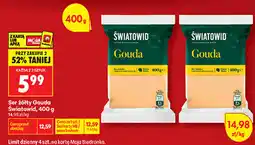 Biedronka Ser żółty Gouda Światowid oferta