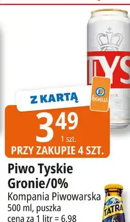 E.Leclerc Piwo Tyskie Gronie/0% oferta