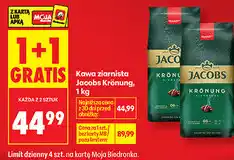 Biedronka Kawa ziarnista Jacobs Krönung oferta