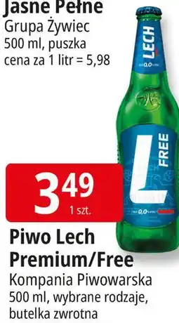 E.Leclerc Piwo Lech Premium/Free oferta