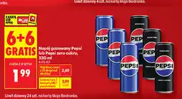 Biedronka Napój gazowany Pepsi lub Pepsi bez cukru oferta