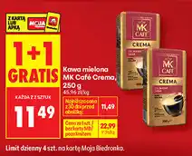 Biedronka Kawa mielona MK Café Crema oferta