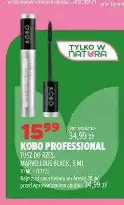 Drogerie Natura Tusz do rzęs Marvellous Black Kobo Professional oferta