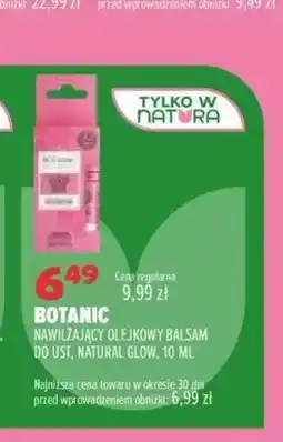 Drogerie Natura Nawilżający olejkowy balsam do ust Natural Glow Botanic oferta