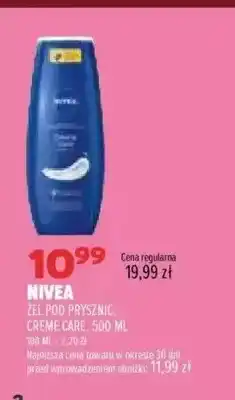 Drogerie Natura Żel pod prysznic Creme Care Nivea oferta