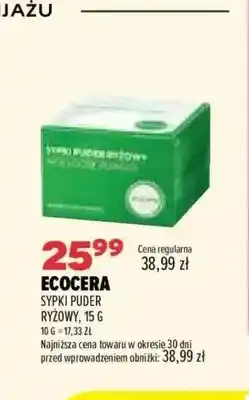 Drogerie Natura Sypki puder ryżowy Ecocera oferta