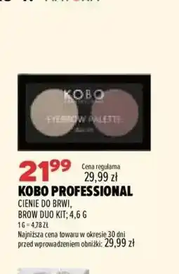 Drogerie Natura Cienie do brwi Brow Duo Kit Kobo Professional oferta