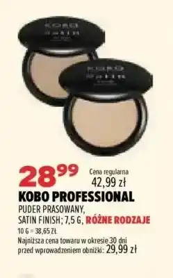Drogerie Natura Puder prasowany Satin Finish Kobo Professional oferta