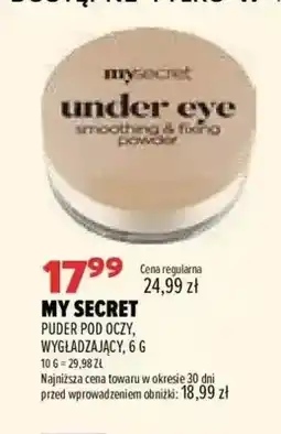 Drogerie Natura Puder pod oczy wygładzający My Secret oferta