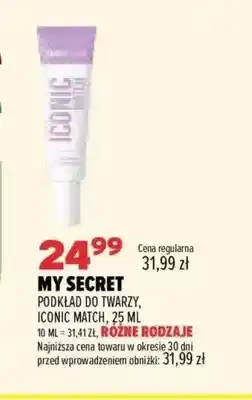 Drogerie Natura Podkład do twarzy Iconic Match My Secret oferta