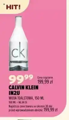 Drogerie Natura Woda toaletowa Calvin Klein IN2U oferta