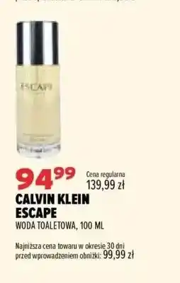 Drogerie Natura Woda toaletowa Calvin Klein Escape oferta